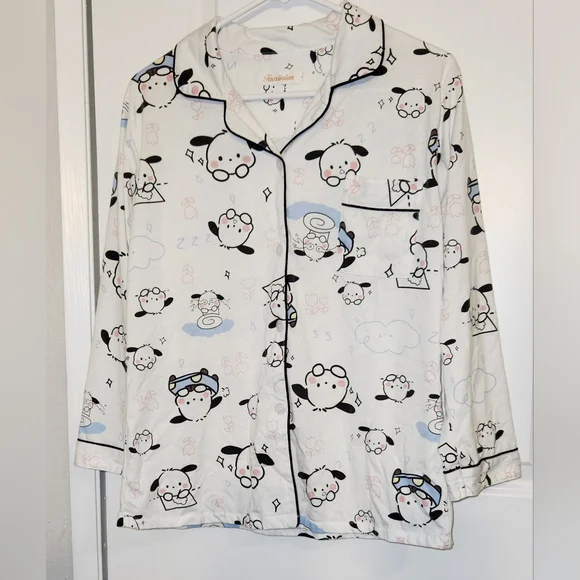 ❌️ [SOLD] Sanrio Kawaii Pochacco Pajama PJ Set Small - Picture 6 of 10